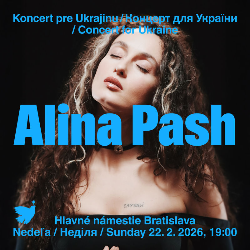Alina Pash – one of the most distinctive voices of the Ukrainian music scene, to perform at the Concert for Ukraine