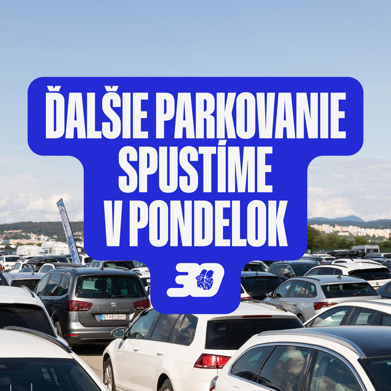 Additional 240 Parking Spaces for Pohoda 2026 Go on Sale on Monday