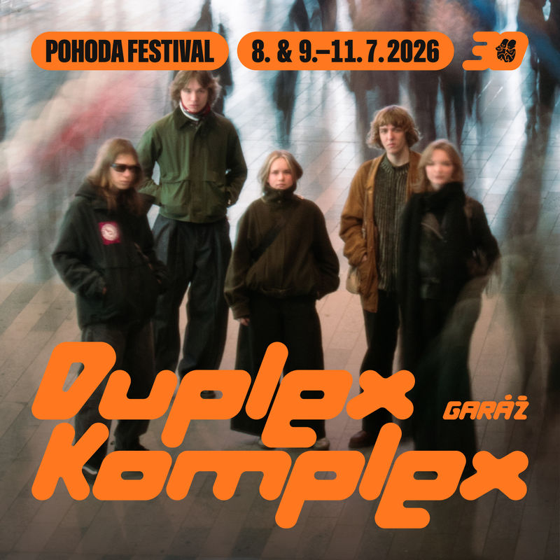Duplex Komplex will perform a special electronic set at the Garáž stage at Pohoda