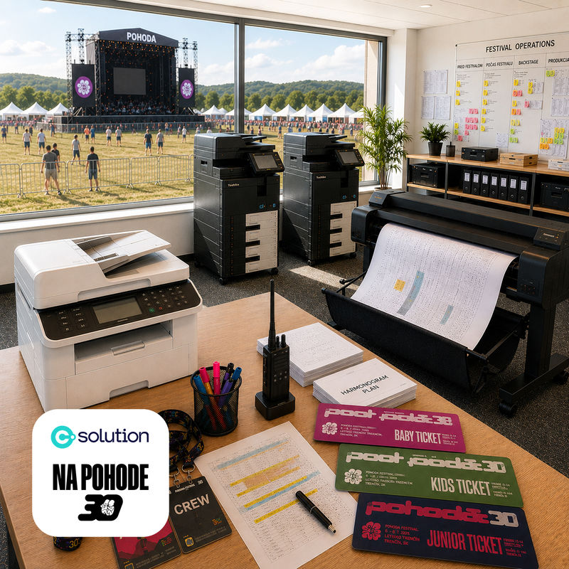 A double anniversary celebration: C.solution marks 20 years and provides seamless printing for our backstage operations