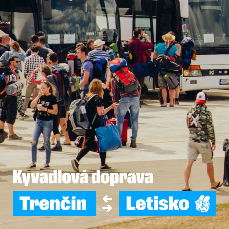 Shuttle Transport From Trenčín to Pohoda 2025 and Back