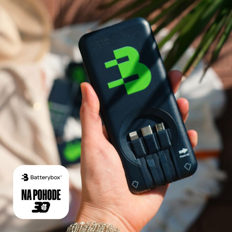 Majte stále dostatok energie s BatteryBox: Prenosné powerbanky vám nabijú telefón priamo počas koncertov