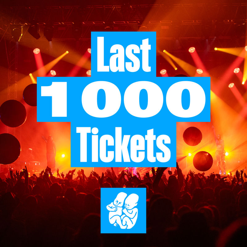 We're down to our final 1,000 tickets