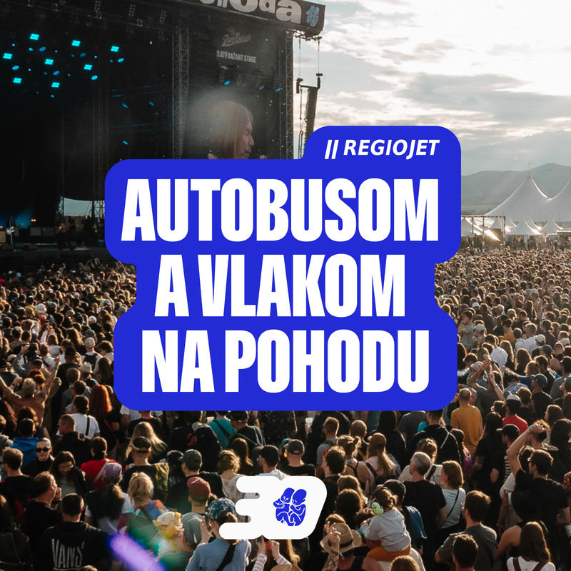 Na Pohodu pohodlne s RegioJetom: špeciálne autobusy na THE CURE Extra Day a zľavy na vlaky počas celého festivalu