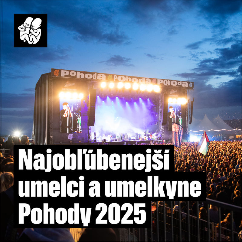 Najobľúbenejší umelci a umelkyne Pohody 2025