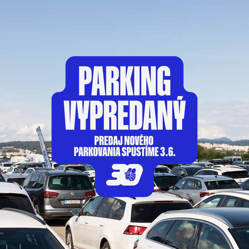 Parking na Pohodu 2026 je vypredaný, pripravujeme ďalšie parkovisko