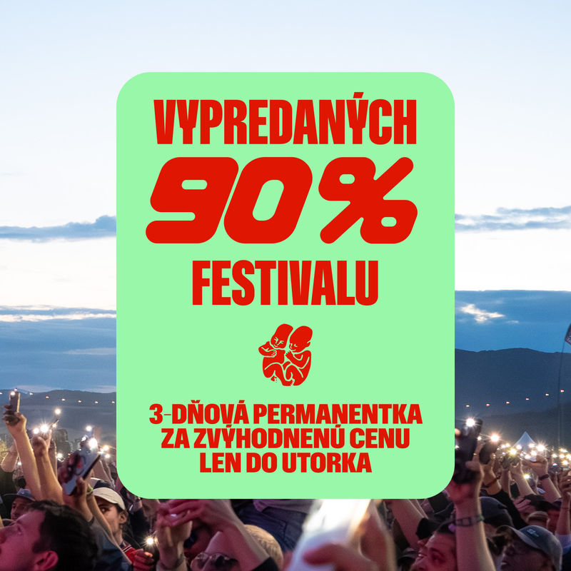 Pohoda 2026 is close to selling out, discounted 3-day tickets available only until Monday