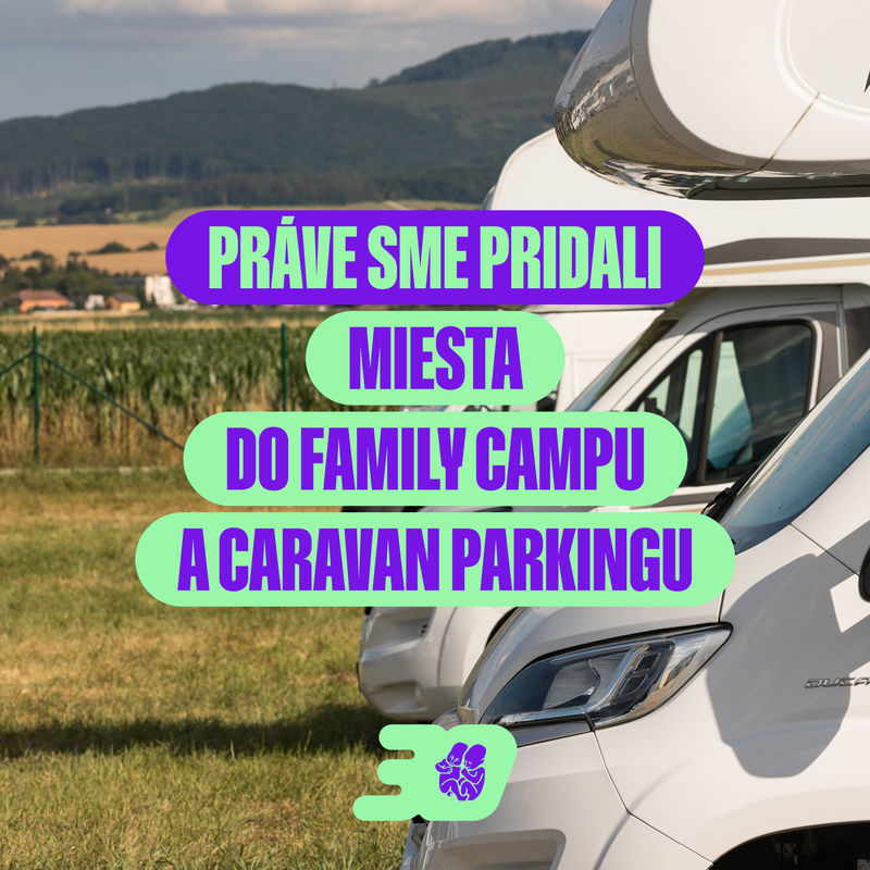 We have added spots to the Family Camp and the Caravan Parking