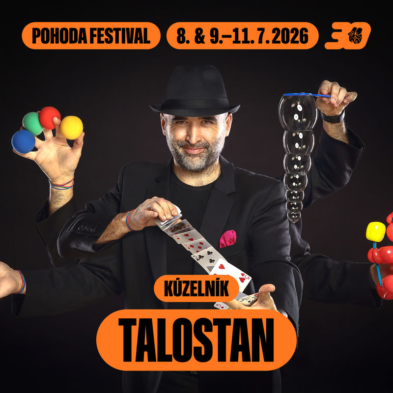 Talostan opäť na Pohode. Headliner detského programu zabaví malých aj veľkých