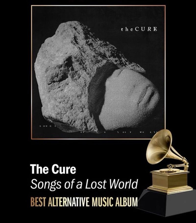 The Cure with huge success, winning two Grammy Awards