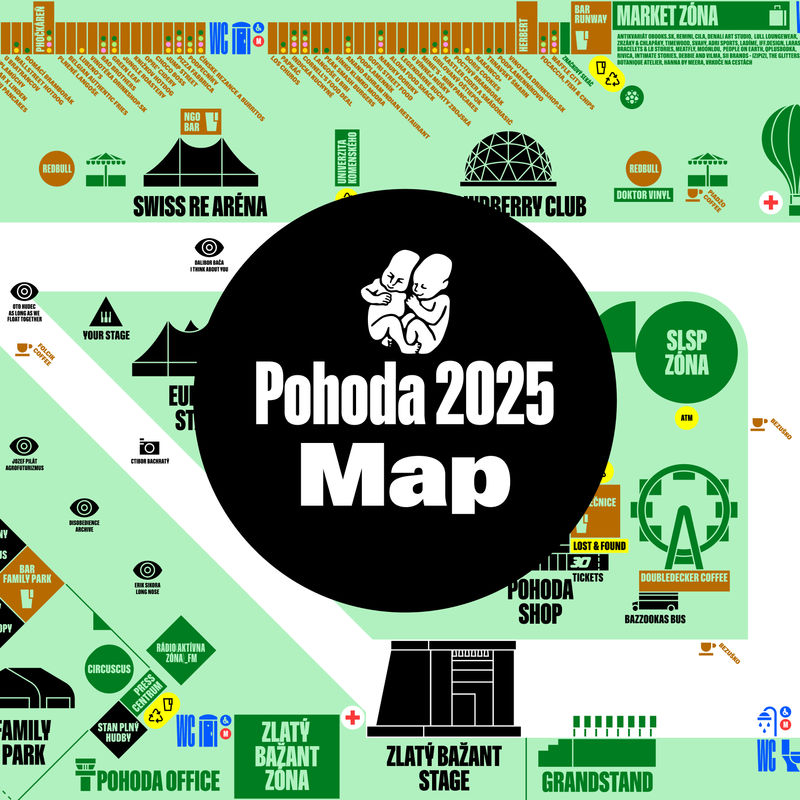 Map of the Pohoda 2025 is out