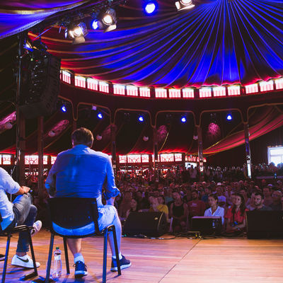 Diskusie v Optimistan Nadácie Orange na Pohode 2025