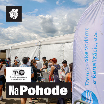 Pitná voda od TVK na Pohode 2025