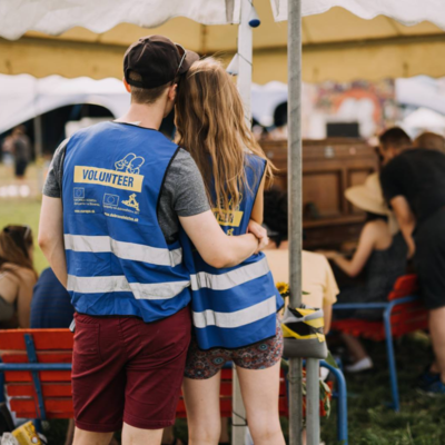 Volunteers at Pohoda festival