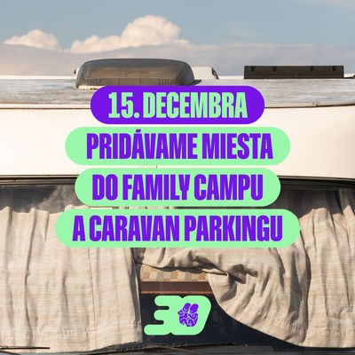 Next Monday at exactly 12:00, we are adding spots to the Family Camp and Caravan Parking.