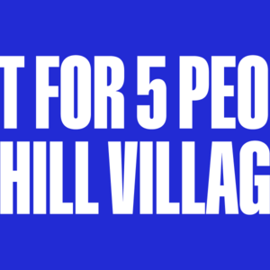 Tent for 5 people in Chill Village – 3 days