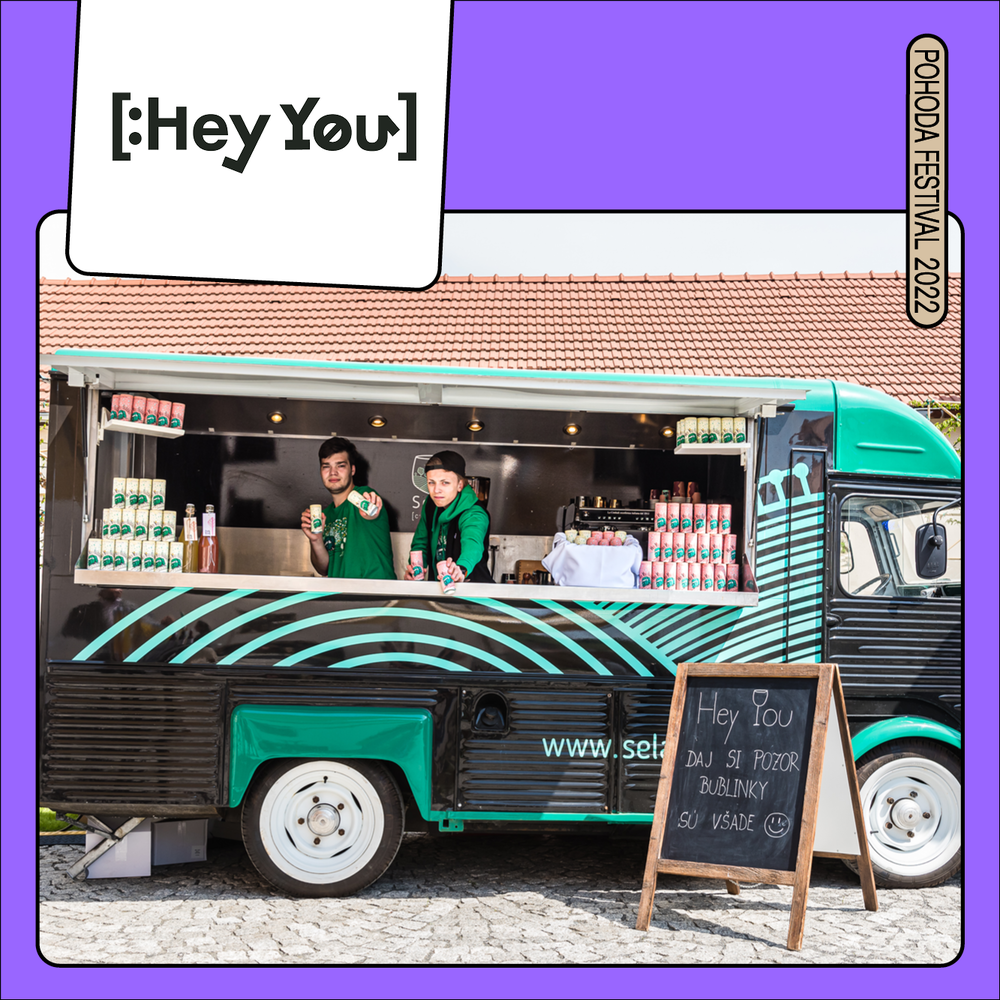 Retro foodtrucky HEY YOU na Pohode 2022