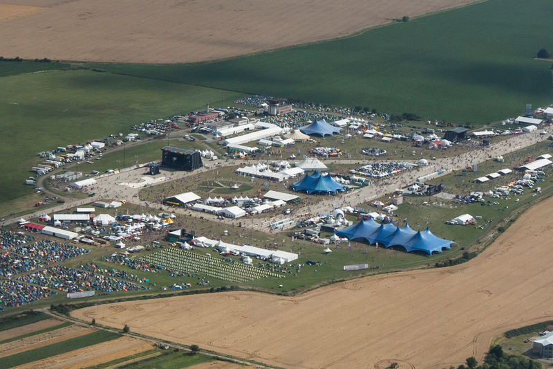 ​What the festival looked like from above