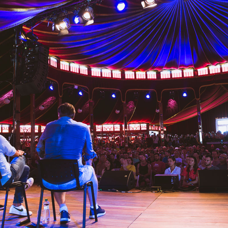 Diskusie v Optimistan Nadácie Orange na Pohode 2025