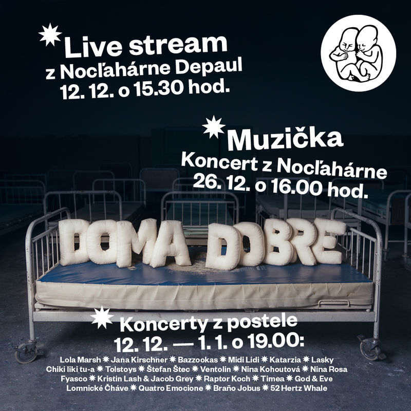 The Doma dobre festival to go online from the dormitory and then from the artists' beds already this Sunday