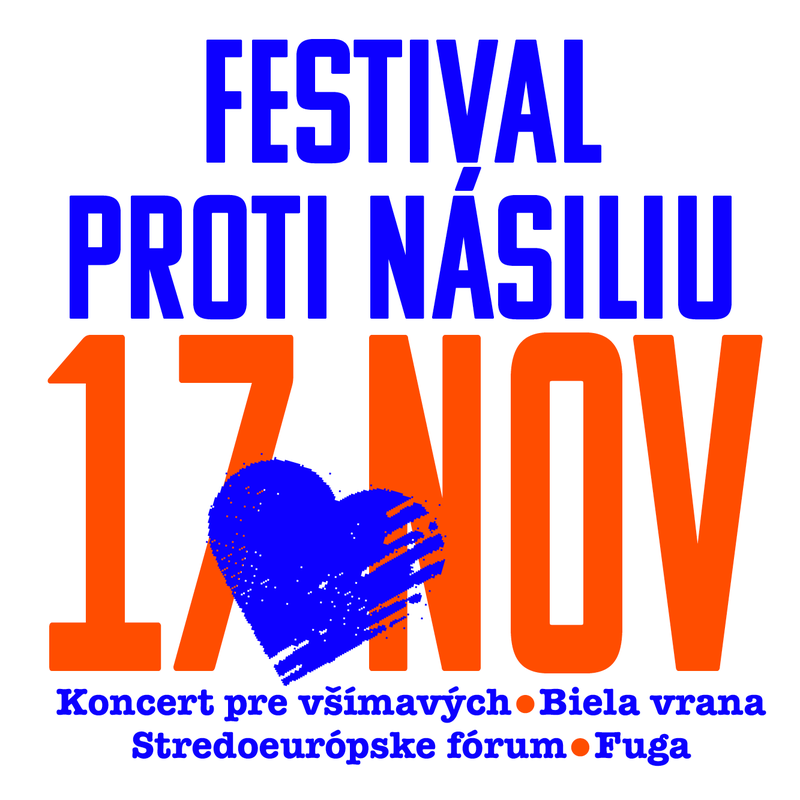 Festival proti násiliu 17. novembra v Bratislave