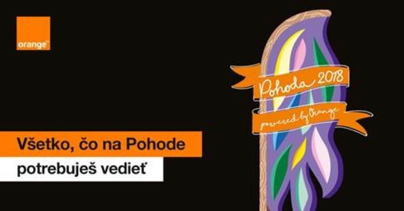 Festivalová aplikácia Pohoda 2018 powered by Orange