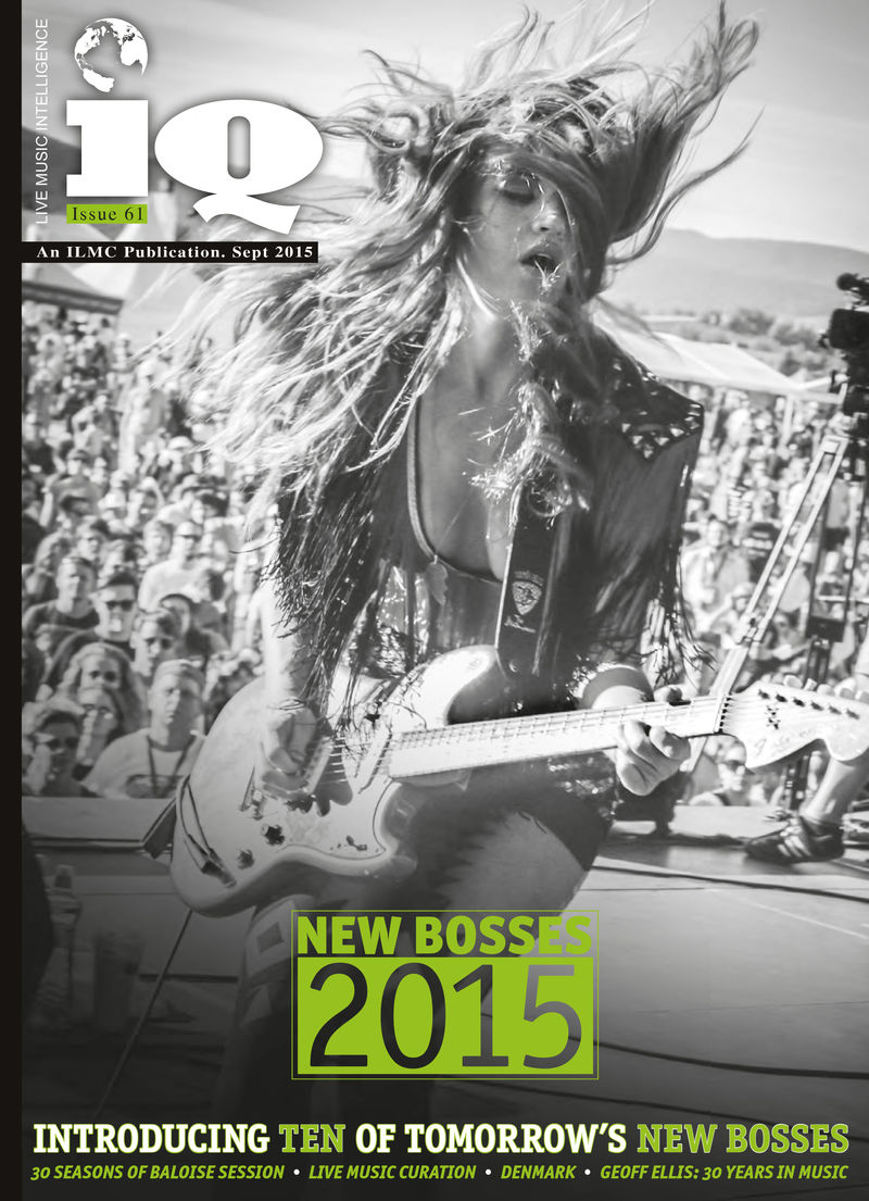 IQ - magazine of music professionals - with a cover photo of Pohoda