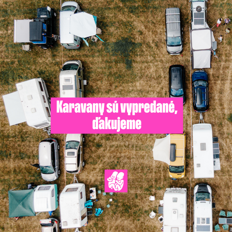 Caravans for Pohoda 2026 sold out in half an hour, less than a third of Parking P1 is left