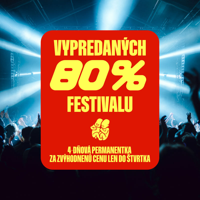 Len do štvrtka zvýhodnená cena 4-dňovej vstupenky pre dospelého, juniora a UPGRADE lístka na The Cure