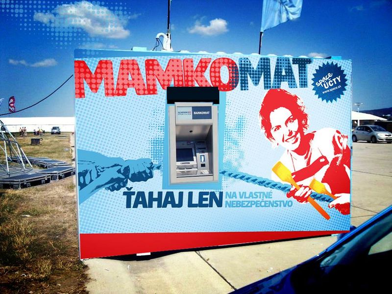 Mamkostan (Mom Tent) of Slovenská Sporiteľna at Bažant Pohoda