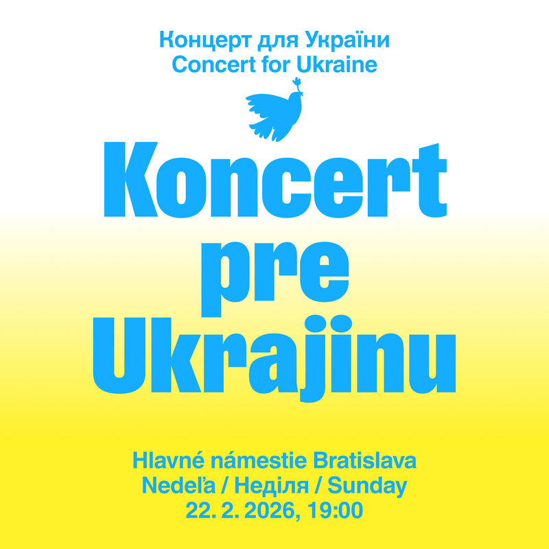 Na Koncerte pre Ukrajinu vystúpia Alina Pash, Apashe, Katarzia a zbor Sirénčatá