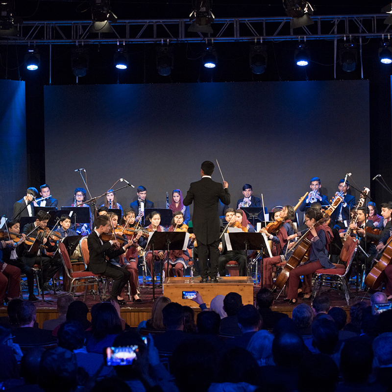 National orchestra of Afghanistan na Pohode 2022