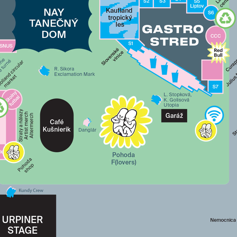 New maps of 23rd Pohoda