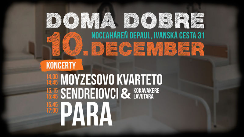 Para, Sendreiovci, and the Moyzes Quartet to perform at the 4th edition of Doma Dobre