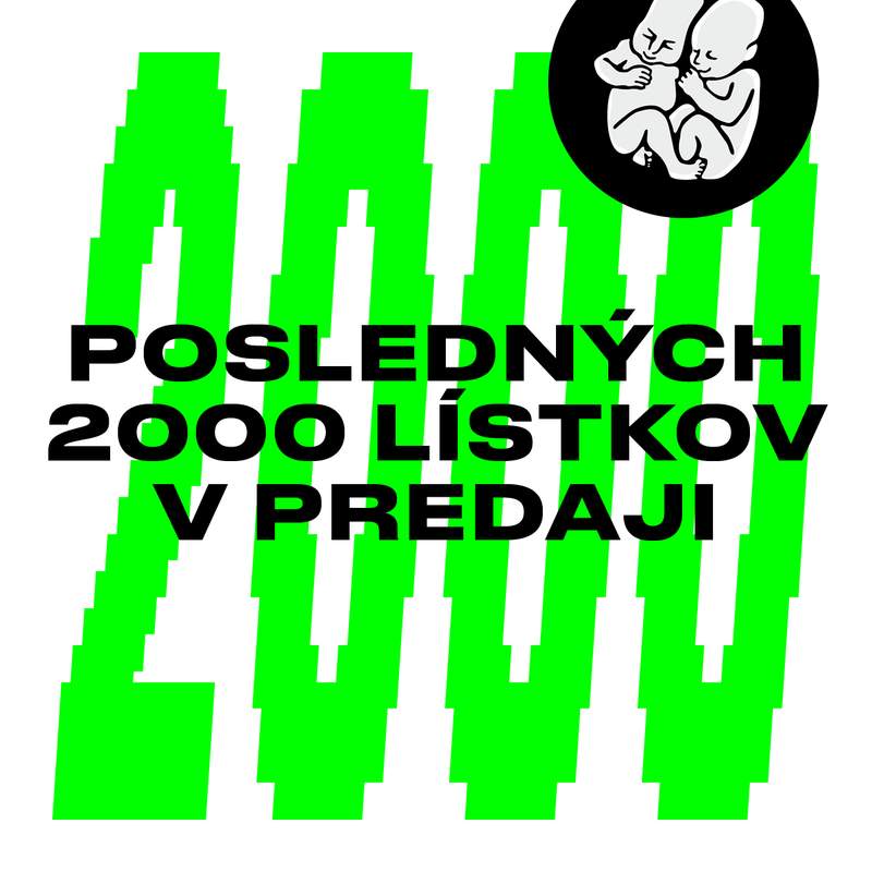 The last 2000 tickets available for Pohoda 2019
