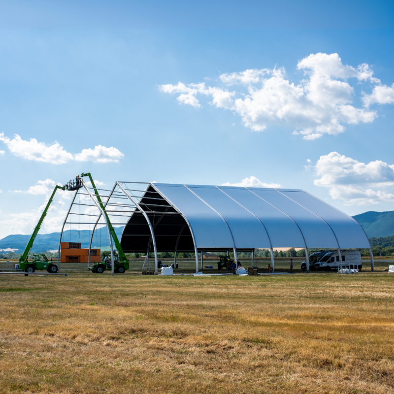 We built the first of the stages