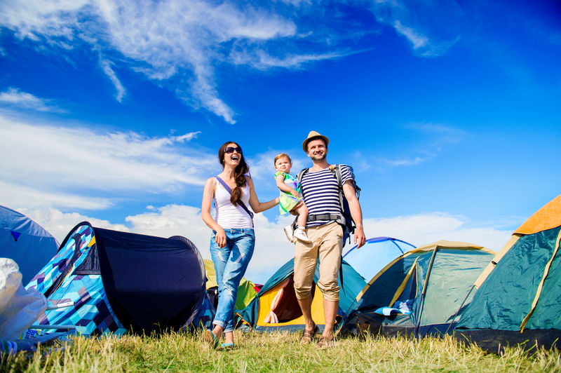 Tent spots in Family Park and Silent Camp