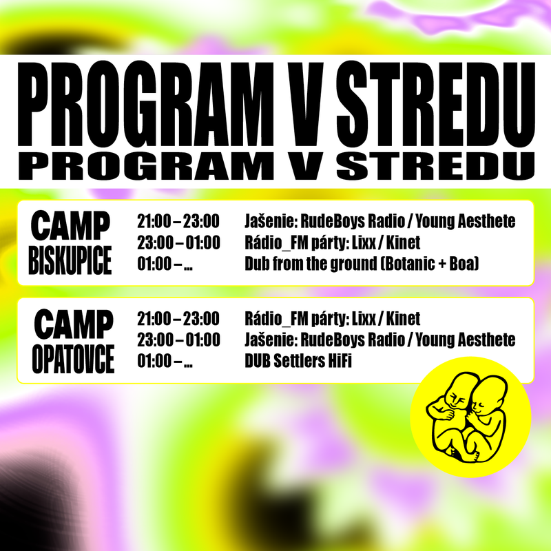 Program v stredu 5.7.