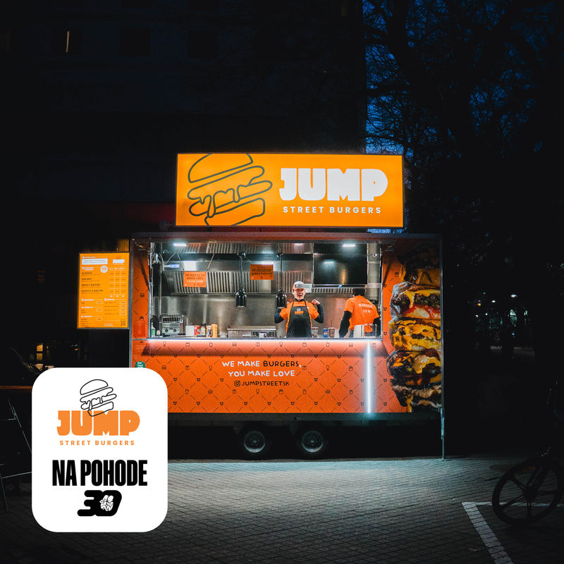Revolúcia vo festivalovom street foode: JUMP STREET BURGERS prinesie na Pohodu bleskovú rýchlosť a nekompromisnú chuť