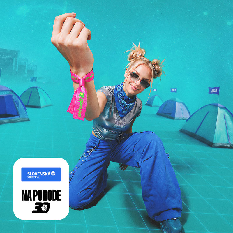 Head straight to Pohoda with a wristband from Slovenská sporiteľňa
