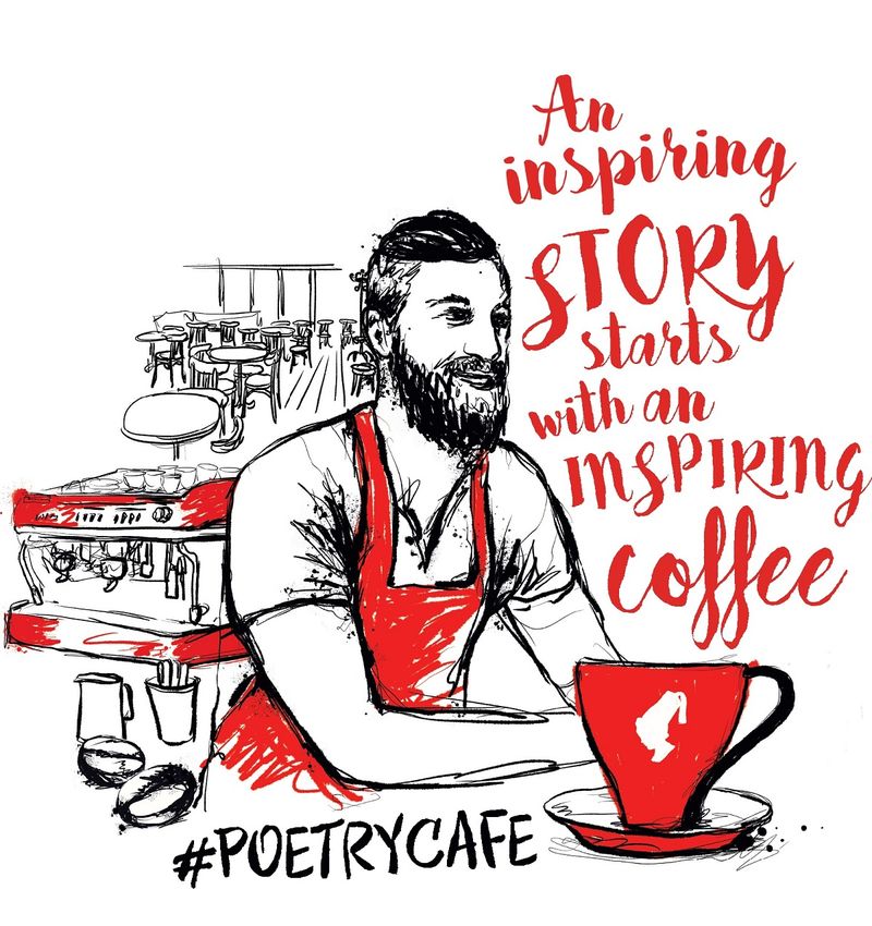 Skvelá káva a básne v Poetry café