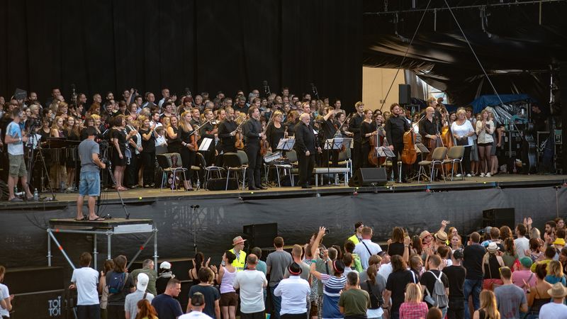 The Slovak Chamber Orchestra of Bohdan Warchal at The Concert for Martina and Ján in Gregorovce