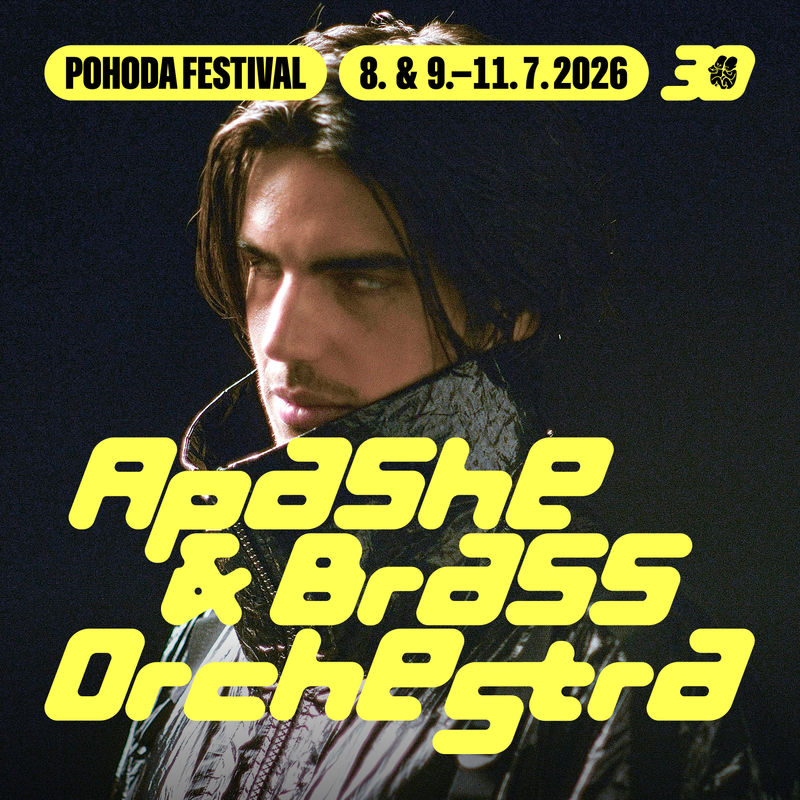 Spojenie elektroniky a dychového ansámblu v podaní Apashe & Brass Orchestra na Pohode 2026