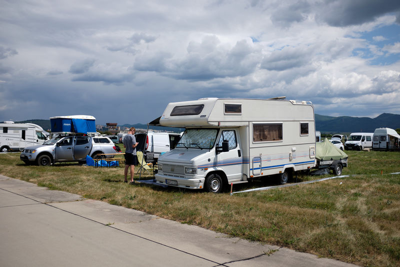 We have launched presale of the caravan parking