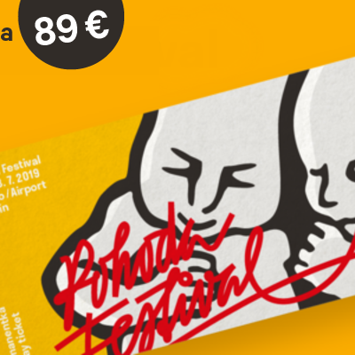 1989 tickets to Pohoda 2019 for € 89