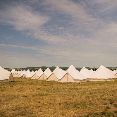 Five-person tents are sold out. Currently, there are only three accommodation options available for Pohoda 2024.