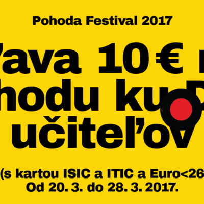 Akcia ku Dňu učiteľov 2017