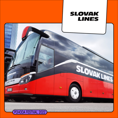 Autobusom Slovak Lines až k bráne festivalu