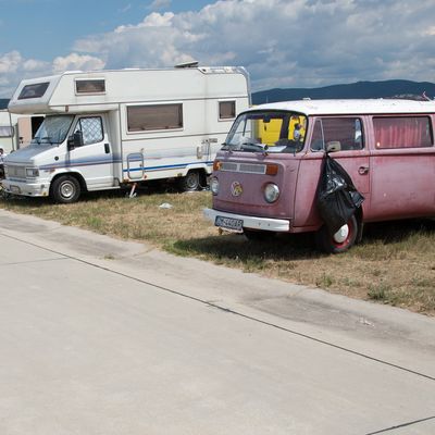 Karavan parking takmer vypredaný