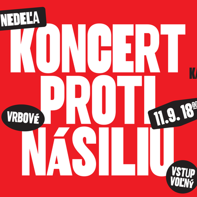 Concert against violence – in memory of Marek Kaluža